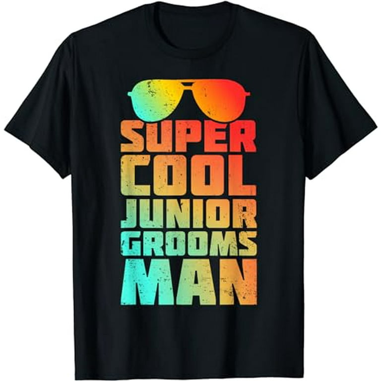 Kids Best Junior Groomsman T-Shirt Kids Boys
