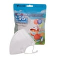 thumbnail image 1 of Kids KN95 - 5 Layer Disposable Mask with Adjustable Ear Loops (Pack of 20), 1 of 6