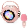 thumbnail image 1 of Kids Karaoke Machine, Singing Along Karaoke Machine for Kids with Microphones PA System Bluetooth Speaker with Colorful Lights, Kids Karaoke Musicbox Toy for Birthday Christmas Gift, 1 of 7