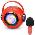 thumbnail image 1 of Kids Karaoke Machine, Singing Along Karaoke Machine for Kids with Microphones PA System Bluetooth Speaker with Colorful Lights, Kids Karaoke Musicbox Toy for Birthday Christmas Gift, 1 of 7