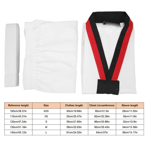 Kids Karate Uniform, Soft V,Neck Design, Perfect For Taekwondo Practice Competition