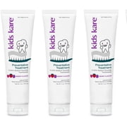 Kids Kare 0.24% Neutral Sodium Fluoride Toothpaste; Berry Flavor; 4 oz. Tube - 3 Pack