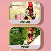 Kids Kids Camera Thermal Printer 2.0 Inch Screen Photo Printer 48MP Rear Camera Support Timer Shooting Video Recording Thermal Inkless Printing With 1 White Print Paper