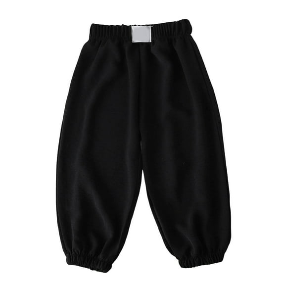 Kids Kids' Lightweight Summer Pants Unisex Loose Anti-Mosquito Sun Protection Black Boys Baseball Pants Summer Fall Long Pants 4-5 Years Boy Clothes