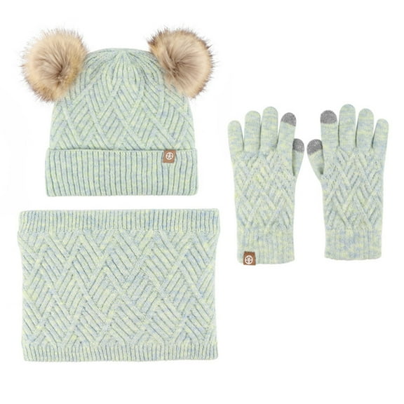 Kids Kids Hats Winter Scarf Sets Knit Caps Warm Cute Winter Hat Hats for Baby Girls Baby Girl Hat 2-10