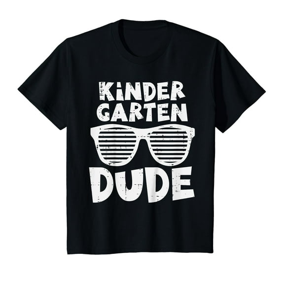 Kids Kindergarten Dude Sunglasses Funny First Day Boys Kids T-Shirt