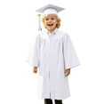 thumbnail image 1 of Kids Kindergarten Graduation Cap and Gown Graduation White Cap and Gown Kids Ceremony Party Gift, 1 of 4