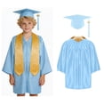 thumbnail image 1 of Kids Kindergarten Graduation Cap and Gown for Kidss Blue Cap and Gown for Kindergarten Graduation Gift 4-5 Years, 1 of 7