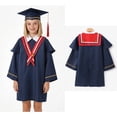 thumbnail image 1 of Kids Kindergarten Graduation Cap and Gown with Tassel Blue Cap and Gown Outfit Graduation Photography Outfit 3-4 Years, 1 of 9