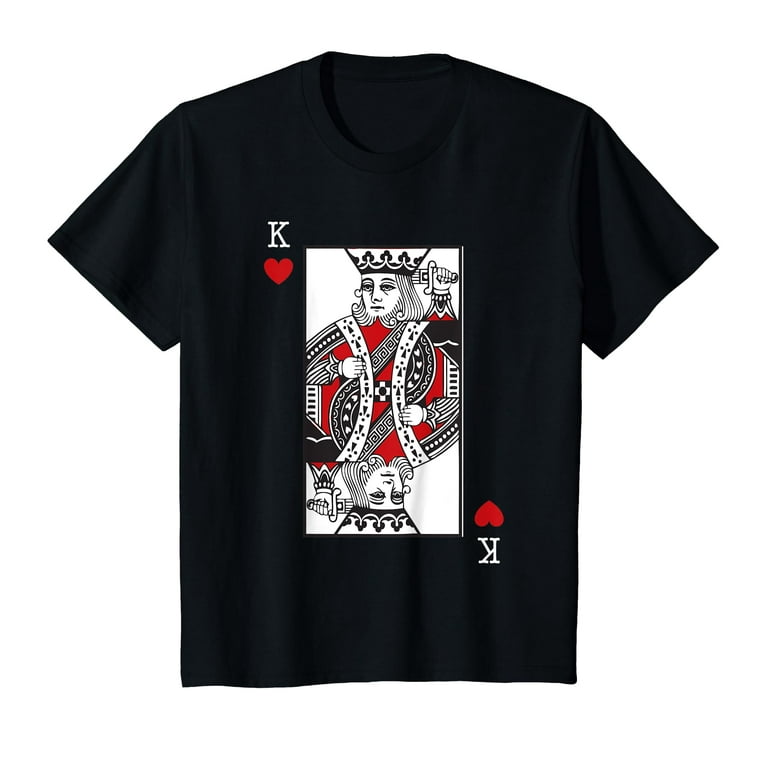 King Of Hearts Poker Player Poker Card Cool Poker Shirts King Of Hearts Poker Player Poker Card Cool Poker Shirts