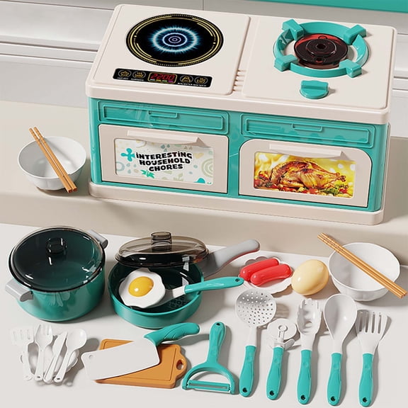 Kids Kitchen Cooking Pretend Play Toy,Simulation Cutting Fruit Educational Toy Set,Role Play Learning Kitchen Toy,Hand Eye Coordination Development Toy,Montessori Early Learning Activity Toy