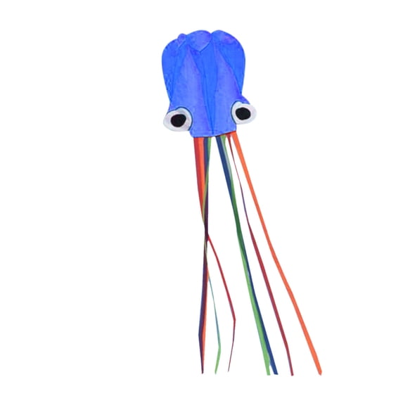 Kids Kite, Easy to Fly, 10ft Octopus Kite Toy for Kids and Adults, Soft Fabric, Lightweight, Portable, Suitable for Beach and Outdoor Activities