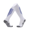 thumbnail image 1 of Kids Knee-High Soccer Socks for Boys and Girls Thick Terry Cushioned Breathable Ribbed Cuff Youth Training Competition Long Football Socks White B 6-13 Years, 1 of 3