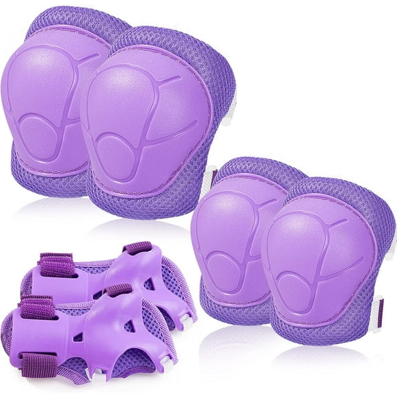 Kids Knee Pads Elbow Pads Wrist Guards Protective Gear Set for Skateboarding Inline Roller Biking Roller Skating Cycling Outdoor Sports