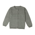 thumbnail image 1 of Kids Knit Sweater Button-Down Cardigan Long Sleeve Knit Sweaters Winter Warm Wool Blend Pullover Comfortable, 1 of 2