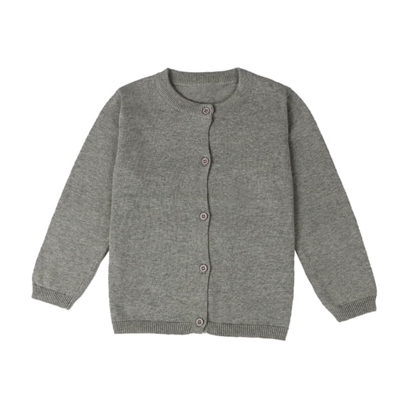 Kids Knit Sweater Button-Down Cardigan Long Sleeve Knit Sweaters Winter Warm Wool Blend Pullover Comfortable