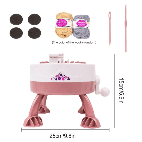 Kids Knitting Machine 22 Needles, Smart Weaving Loom Kit Crochet Machine with Double Mode, Knit Loom Machine for Adults & Girls Gifts