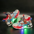 thumbnail image 1 of Kids LED Light Up Sneakers Boys Running Shoes Lightweight Sport Outdoor Walking Shoes for Boys Christmas Birthday Children Show Gift (Toddler/Little Kid/Big Kid), 1 of 21