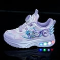 thumbnail image 1 of Kids LED Light Up Sneakers Girls Running Shoes Lightweight Sport Outdoor Walking Shoes for Girls Christmas Birthday Children Show Gift (Toddler/Little Kid/Big Kid) ﻿, 1 of 9