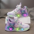 thumbnail image 1 of Kids LED Light Up Sneakers Girls Running Shoes Lightweight Sport Outdoor Walking Shoes for Girls Christmas Birthday Children Show Gift (Toddler/Little Kid/Big Kid) ﻿, 1 of 14