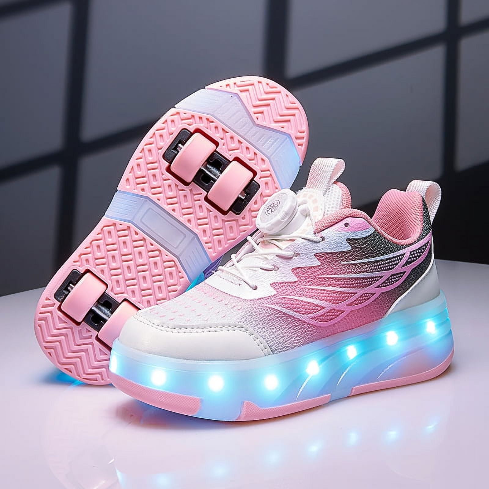 Shoes With Wheels That Light Up Kids LED Roller Skate Shoes with Wheel Light up Roller Shoes Kids