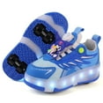 thumbnail image 1 of Kids LED Roller Skate Shoes with Wheel Light up Roller Shoes Kids Skates Sneakers Gift for Girls Boys Children, 1 of 22