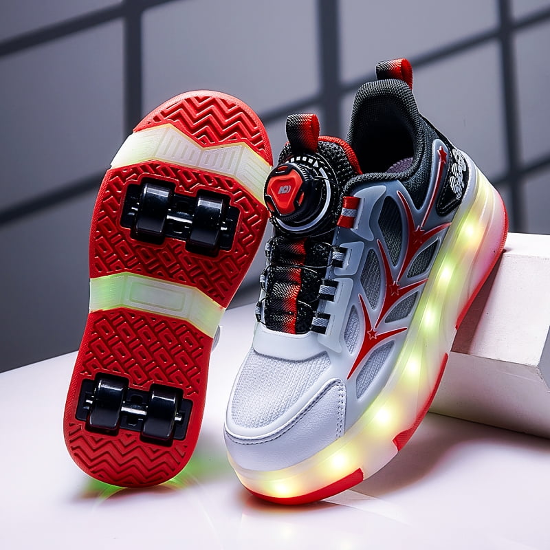 Shoes With Wheels That Light Up Kids LED Roller Skate Shoes with Wheel Light up Roller Shoes Kids
