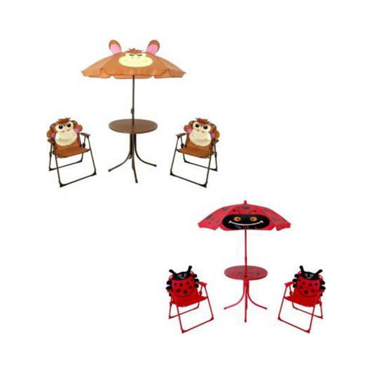 Kids Ladybug & Monkey Patio Set Pack of 3