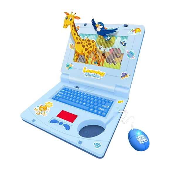 Kids Laptop, Educational Learning Computer for Kids Ages 3+, Sound Effects & Music，Keyboard and Mouse Included