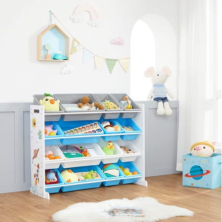 Kids Large Toy Storage Organizer with 16 Removable Bins, 41.7"