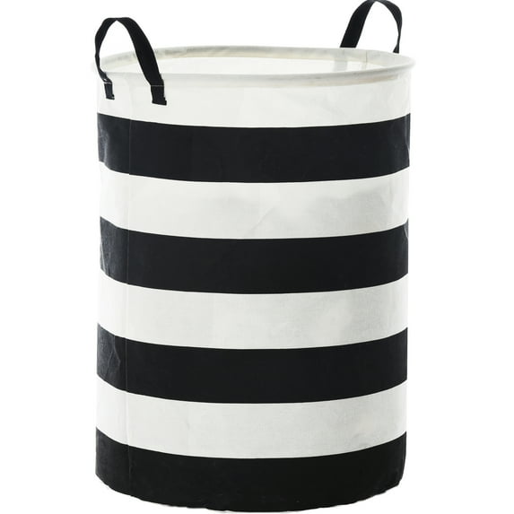 Kids Laundry Basket Collapsible Hamper, 22 Inches Tall Large Fabric Dirty Clothes Hampers for Bedroom, Nursery Baby Hamper