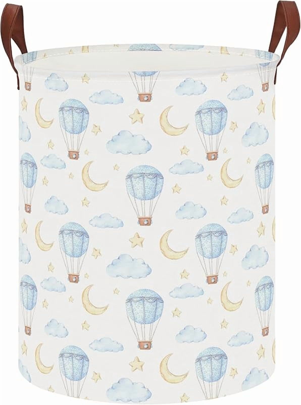Kids Laundry Basket,Waterproof Baby Boys Nursery Hamper,Collapsible Fabric Storage Container,Toys Bin,Room Decor,Gift Basket