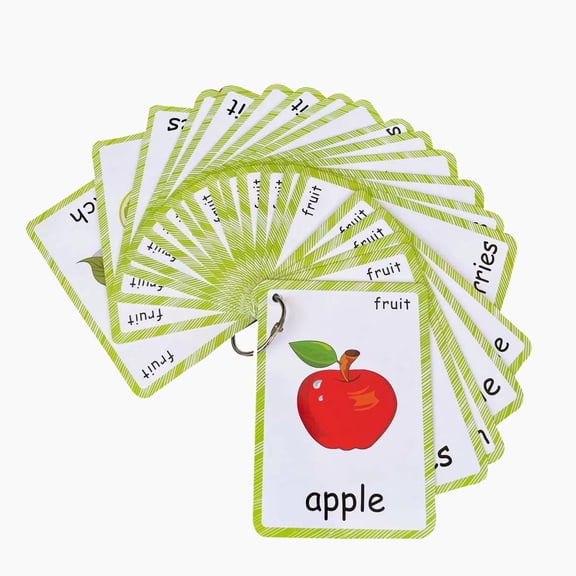 Kids Learning Fruit Flash Cards for Teacher/Autism Therapists Tool