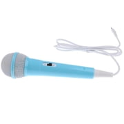 Kids Learning Machine Microphone Mini 3.5mm Desktop Computer Microphone Blue