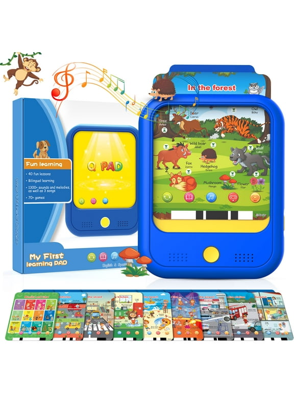 Kids Learning Tablet,Educational Learning Pad,Early Educational Toys for Toddler,Gifts for Boys & Girls Aged 2-6