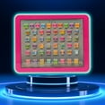 thumbnail image 1 of Kids Learning Tablet, Educational ABC Numbers Math Toy, Interactive LED Electronic Pad, Early Development Talking Toy, Preschool Learning Gift For Toddlers, Alphabet Spelling Quiz Game For Children, 1 of 7