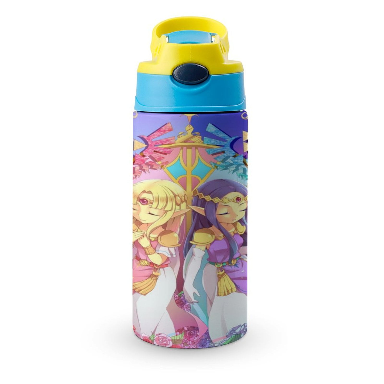 Kids Legend Of Zelda Water Bottle with Straw Vacuum Insulated Stainless ...