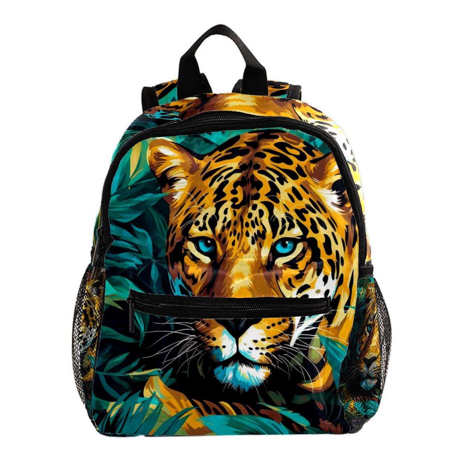 Leopard Laptop Backpack for School Walmart