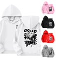 thumbnail image 1 of Kids Letter Print Hoodie Long Sleeve Pullover Sweatshirt With Pocket Boys Girls, 1 of 5