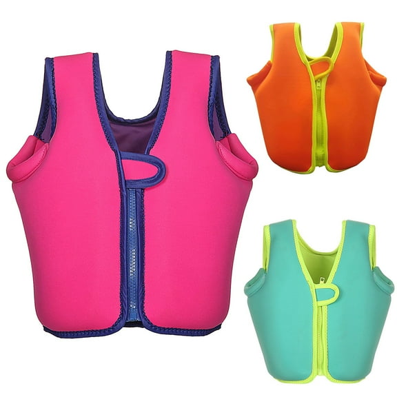 Kids Life Jacket Toddler Adjustable Safety Strap Epe Foam Swim Vest Coast Guard Approved Life Vest Swim Float Jackets Buoyancy Swimwear Jacket