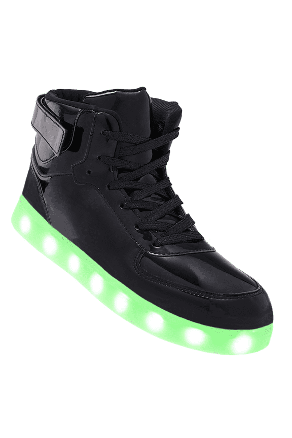 Kids Light Up Shoes High Top Cool Rechargeable Flashing Unisex Sports Dancing Sneakers
