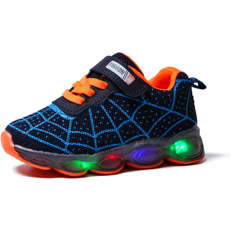 Kids Light Up Sneakers Toddler Boys Girls Luminous Breathable