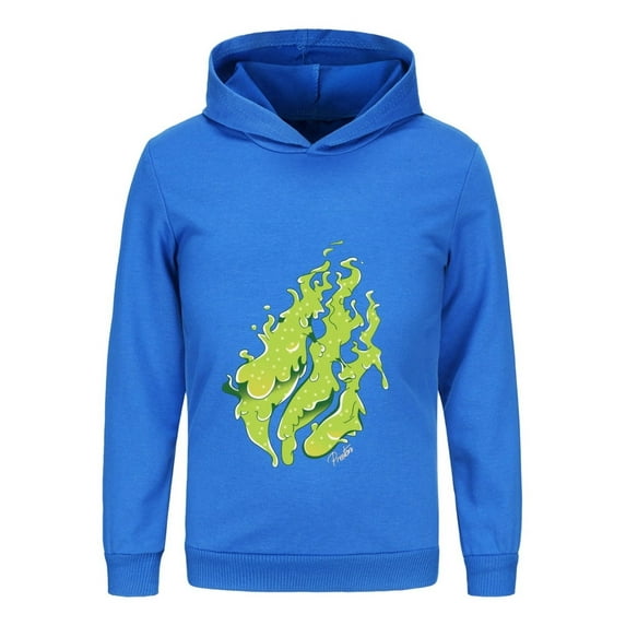 Kids Lightweight Flame Sweatshirt for Boys and Girls Hoodie Pullover Inspired by Preston Playz Gaming Style