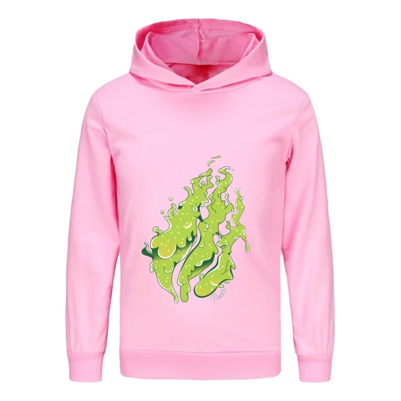 Kids Lightweight Flame Sweatshirt for Boys and Girls Hoodie Pullover Inspired by Preston Playz Gaming Style