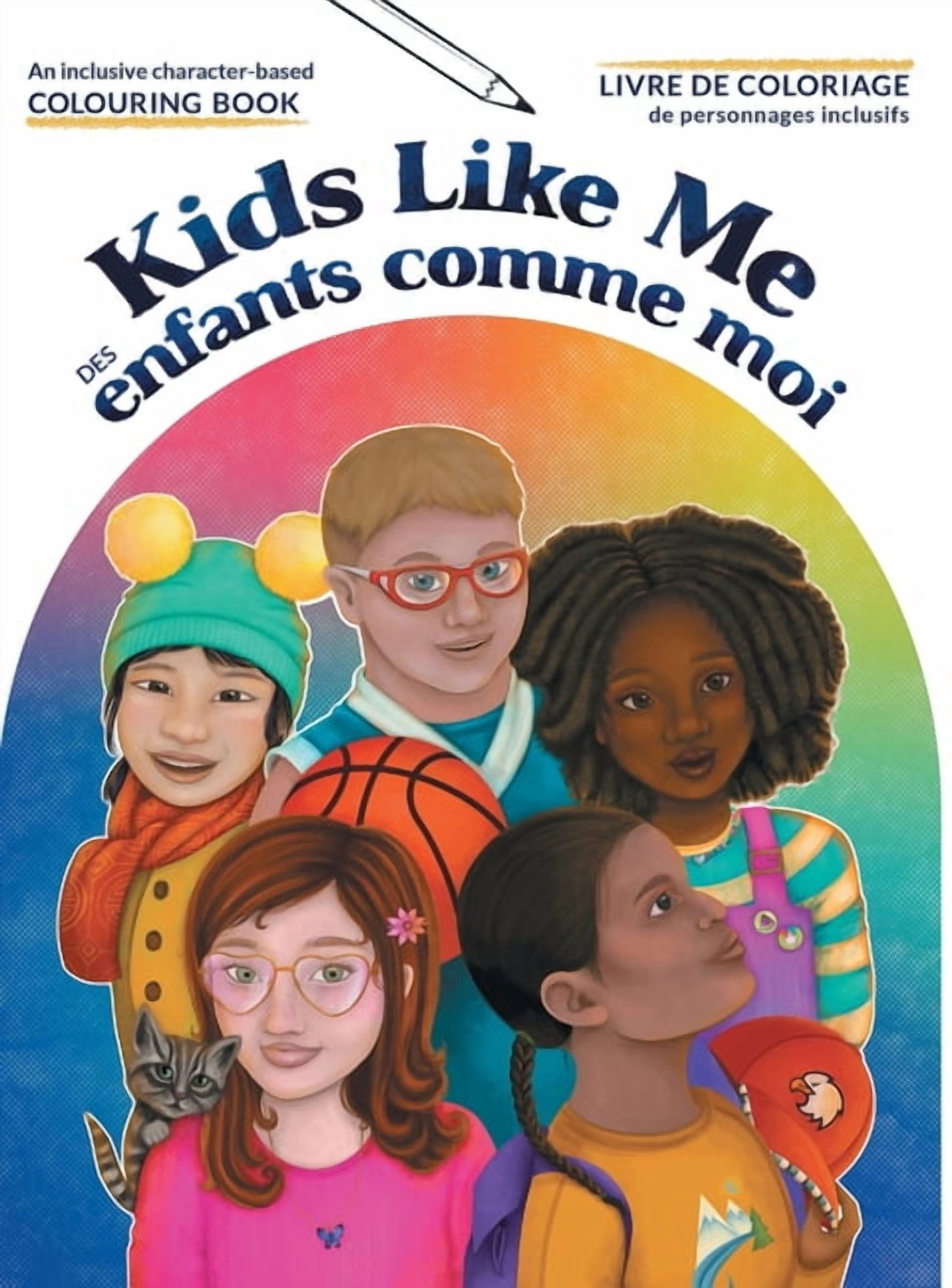 Kids Like Me: An Inclusive Character-Based Colouring Book, (Hardcover)
