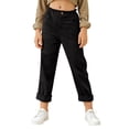 thumbnail image 1 of Kids Linen C𝐚pri Pants 2026 Summer Trendy Cropped Trouser Beach Casual Fashion Capris Clothes Straight Leg Loose Sweatpant, 1 of 7
