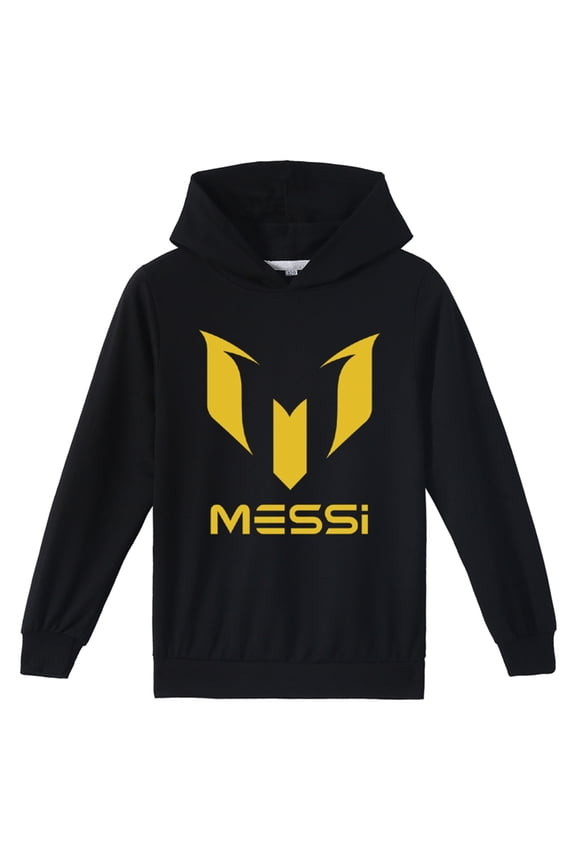 Kids Lionel_Messi Casual Pullover with Hood,Football Star Long Sleeve Hoodies Loose Fit Sweatshirts(8-16Y)