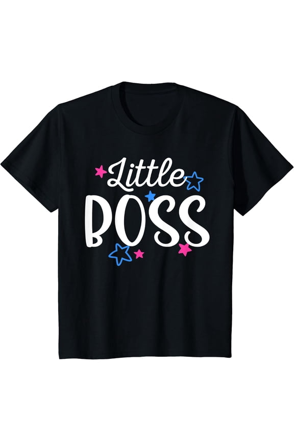 Kids Little Boss Mini Baby Children Are The Boss T-Shirt, Unisex T-Shirt