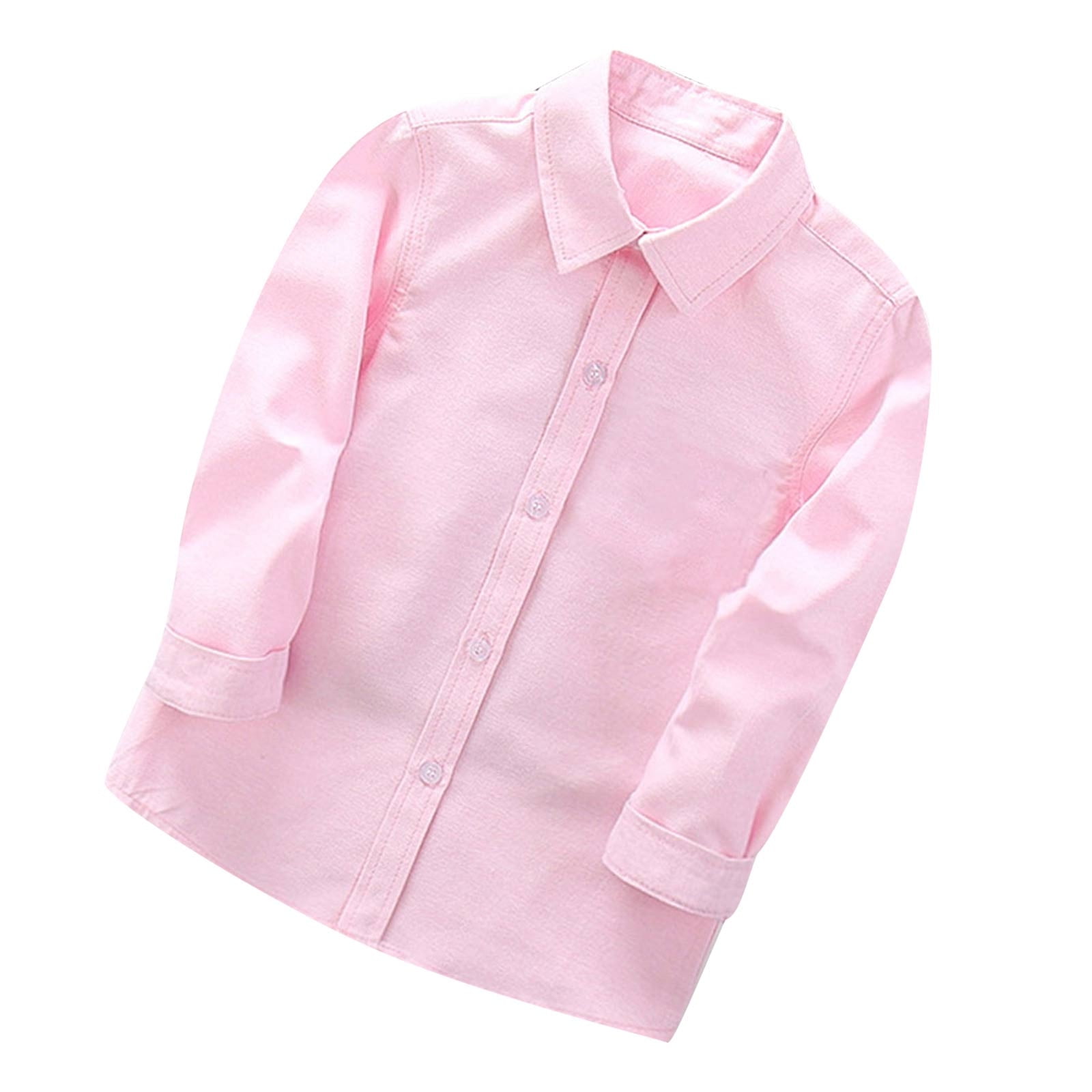 childrens long sleeve dress shirts for Girls Boys Button Down Shirt Chlid Teens Formal Shirts Blouse Toddler (Blue, 4-5 Years): Clothing, Shoes & Jewelry spread collar Boy's Purple Long Sleeve Casual