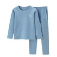 OCTAVE Girls Ski Thermals Set : Long Sleeved Vest & Long Pants